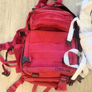 WOLFPak Red Tactical Backpack